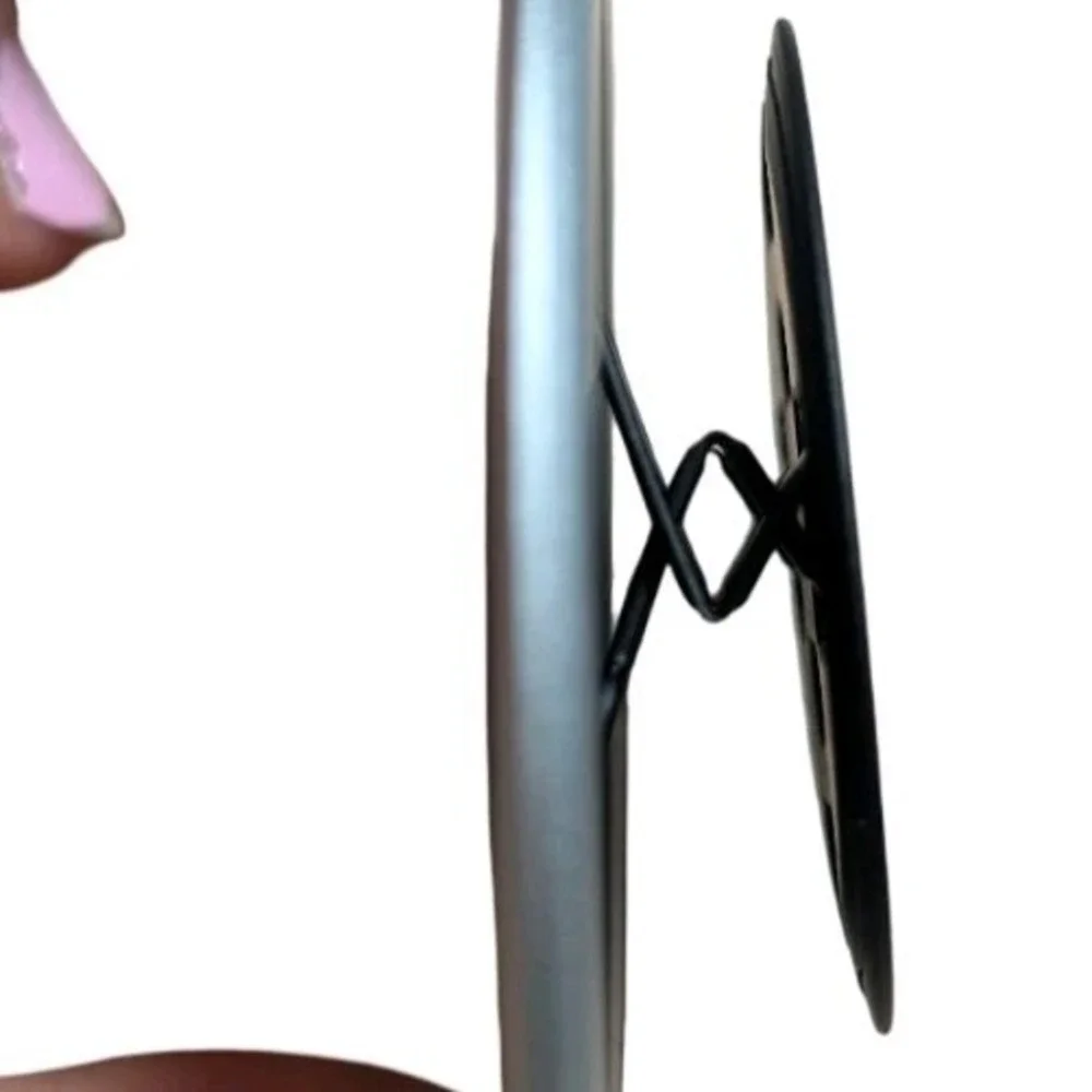Aa1-O OhSnap‎ Magnetic Ultra Thin Grip & Stand w Magsafe Charge-thru Silver Fox